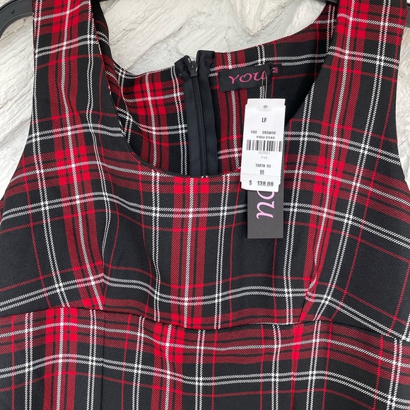 Plaid dress dark academia with pockets - Picture 4 of 8